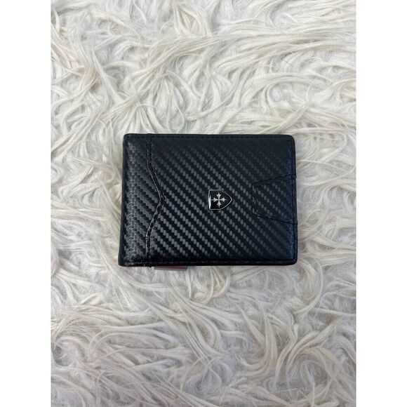 Baellerry Mens Slim Leather Wallet Money Clip AUSTIN RFID Blocking Bifold NWT - Picture 1 of 9